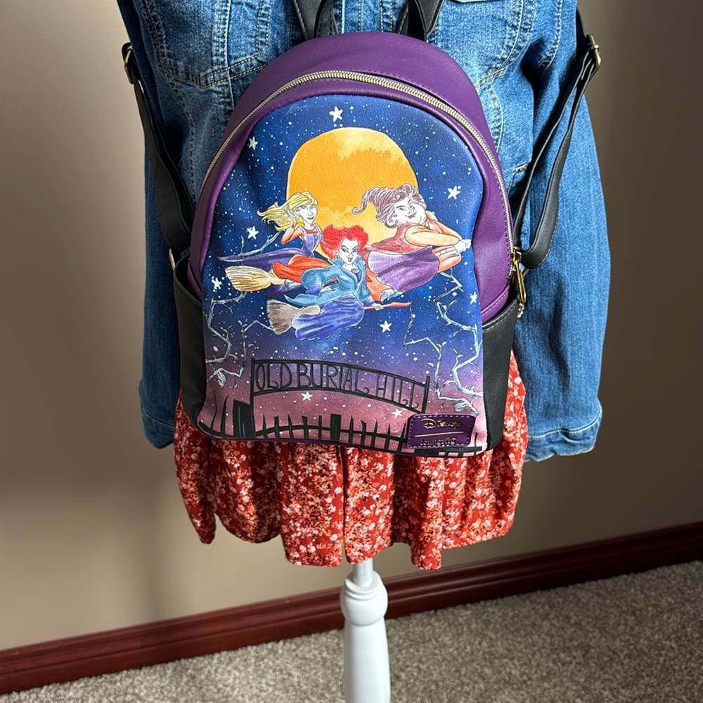 Disney Hocus Pocus Loungefly Mini Backpack - image 1